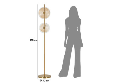Lampadaire Venise – Design Élégant Ø 30x168 cm