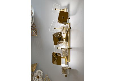 Applique Murale Glassy – Style Contemporain 24x13x76 cm