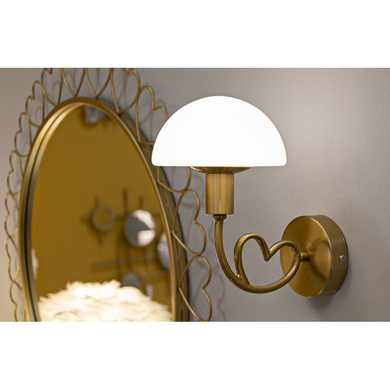 Applique Murale Lovy Gold – Glam et Élégant 23x15x22 cm