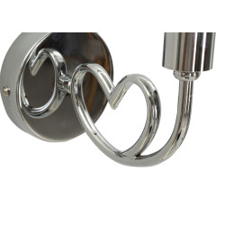 Applique Murale Lovy Argent – Élégance Contemporaine 23x15x22 cm