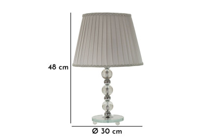 Lampe de Table Tolly – Luxe Glam Ø 30x48 cm