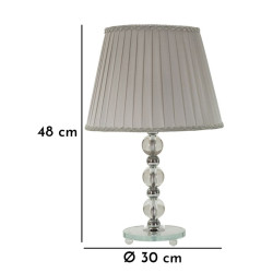 Lampe de Table Tolly – Luxe Glam Ø 30x48 cm