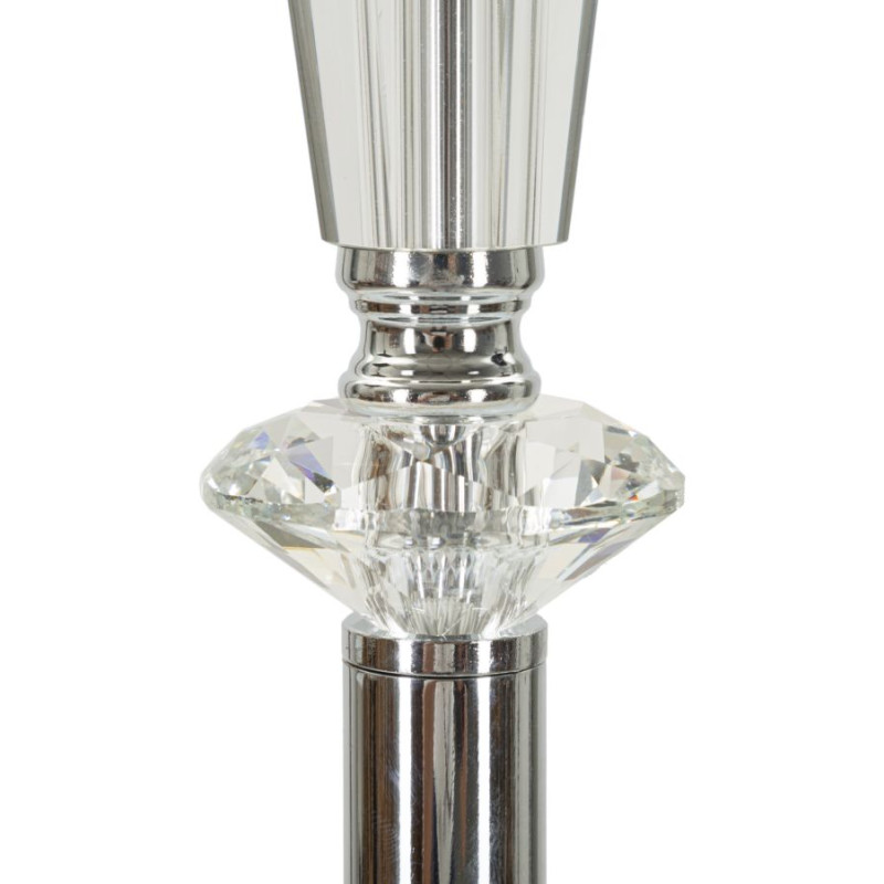 Lampadaire Argenté – Élégance et Design …..