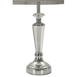 Lampe de Table Argenté – Luxe Contemporain Ø 30x56 cm