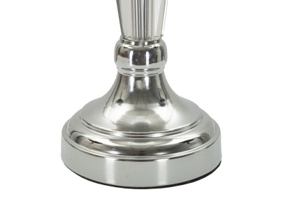 Lampe de Table Argenté – Luxe Contemporain Ø 30x56 cm