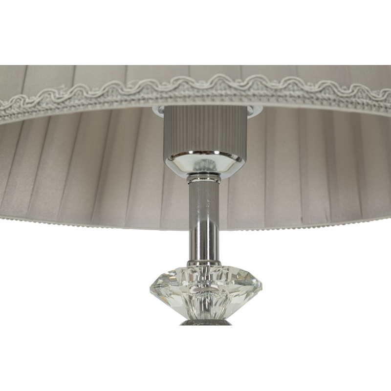Lampe de Table Argenté – Luxe Contemporain Ø 30x56 cm