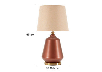 Lampe de Table Rosenthal -C- – Élégance Glam Ø 35,5x65 cm