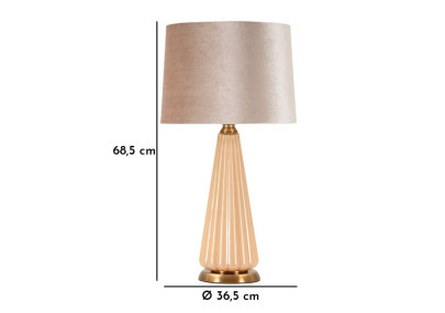 Lampe de Table Perly -H- – Luxe et Contemporain Ø 36,5x68,5 cm