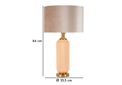 Lampe de table Perly -C- – Design contemporain Ø 35x64 cm
