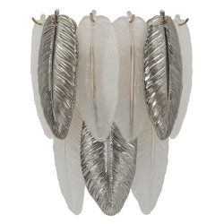 Applique Murale Leafy – Élégance Glam 24x15x29 cm