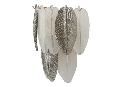 Applique Murale Leafy – Élégance Glam 24x15x29 cm