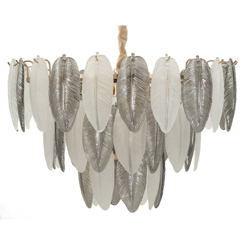 Plafonnier Feuillu – Luxe Contemporain Ø 60x40-87 cm