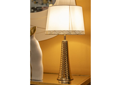 Lampe de Table Tower Or – Chic et Élégance Ø 30x54 cm