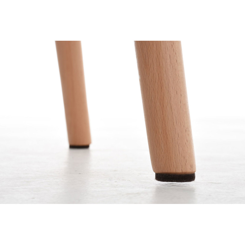 Tabouret de bar en tissu Lincoln noir