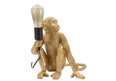 Lampe de table Monkey Sitting Gold – Luxe et Glam 33x33x32 cm