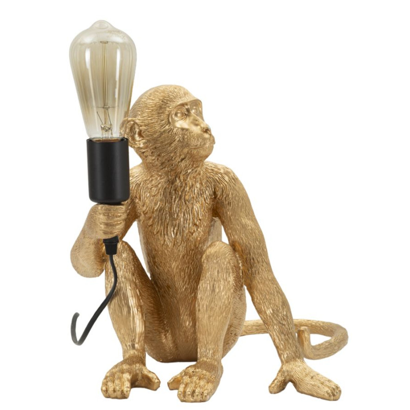 Lampe de table Monkey Sitting Gold – Luxe et Glam 33x33x32 cm