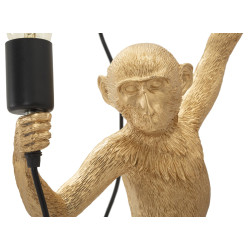 Applique Murale Singe Or – Glam et Élégance 32x32x64 cm