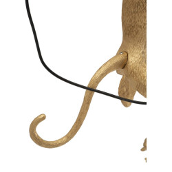 Applique Murale Singe Or – Glam et Élégance 32x32x64 cm