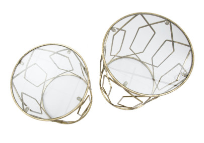 Petites tables Tunisi – Charme oriental Ø42x53-38x47 cm