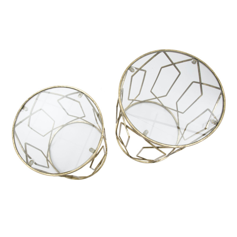 Petites tables Tunisi – Charme oriental Ø42x53-38x47 cm