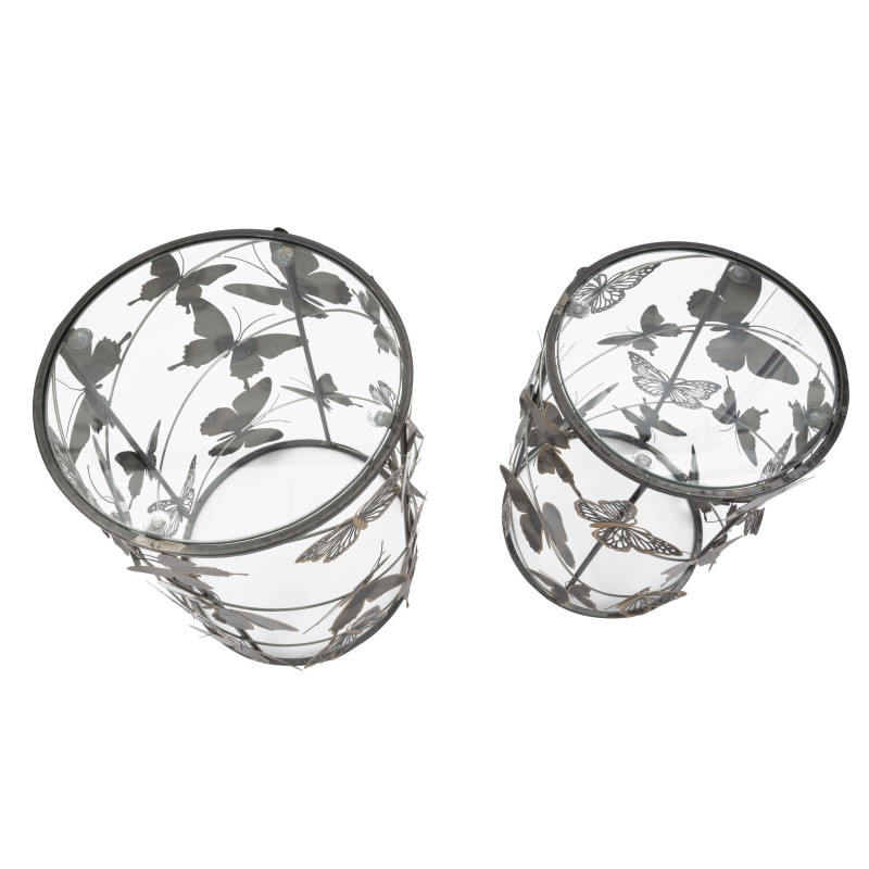 Ensemble de tables Farfalle – Poésie sculptée 41,3x55 - 35x50,3 cm