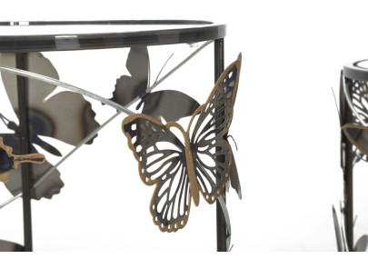 Ensemble de tables Farfalle – Poésie sculptée 41,3x55 - 35x50,3 cm