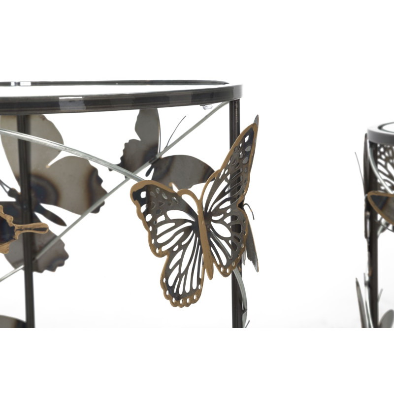 Ensemble de tables Farfalle – Poésie sculptée 41,3x55 - 35x50,3 cm