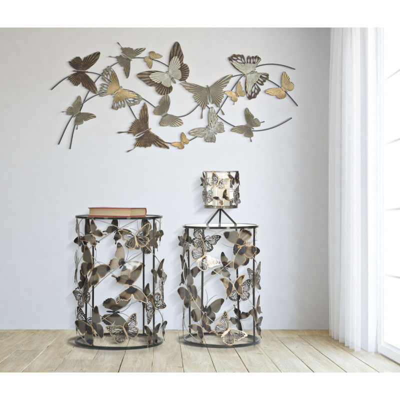 Ensemble de tables Farfalle – Poésie sculptée 41,3x55 - 35x50,3 cm