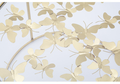 Table basse Papilsons – Délicatesse aérienne Ø60x40,5 cm