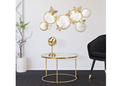 Table basse Papilsons – Délicatesse aérienne Ø60x40,5 cm