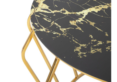 Table basse Histoire – Charme intemporel Ø78x44,5 cm