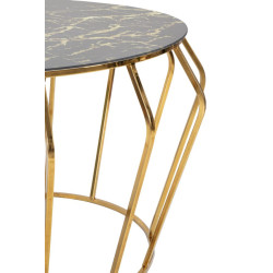 Table basse Histoire – Charme intemporel Ø78x44,5 cm