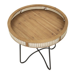 Table Fuji – Sérénité japonaise Ø60x60,5 cm