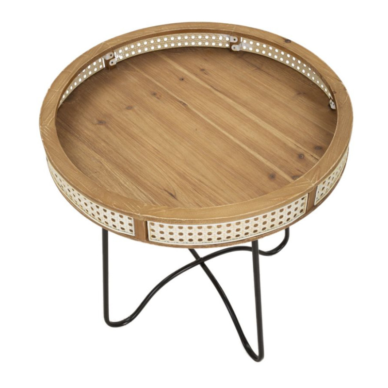Table Fuji – Sérénité japonaise Ø60x60,5 cm