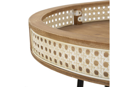 Table Fuji – Sérénité japonaise Ø60x60,5 cm