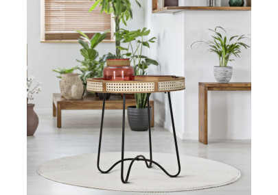 Table Fuji – Sérénité japonaise Ø60x60,5 cm