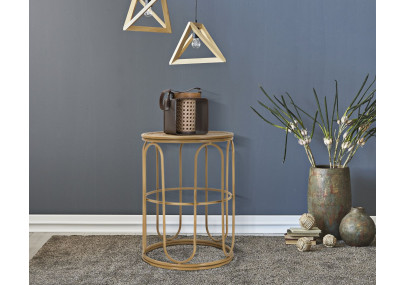 Table Samui – Lignes apaisantes Ø40x55 cm