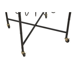 Table basse Cebu – Transparence exotique 70,5x65x57 cm