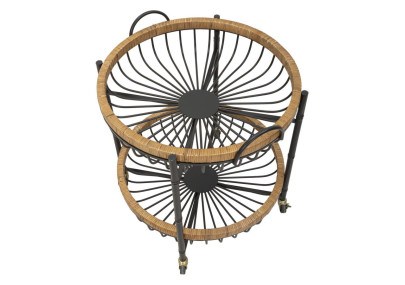 Chariot Cebu Double – Mobilité chic 57x55,5x62,5 cm