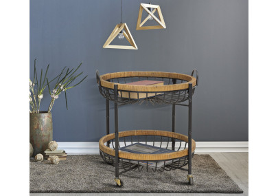 Chariot Cebu Double – Mobilité chic 57x55,5x62,5 cm