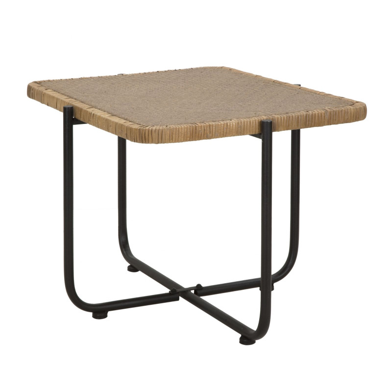 Table basse Cebu – Élégance naturelle 75x55x46,5 cm