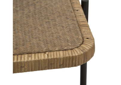 Table basse Cebu – Élégance naturelle 75x55x46,5 cm