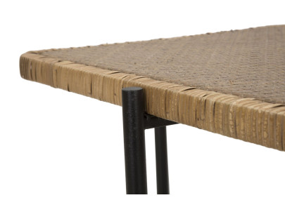 Table basse Cebu – Élégance naturelle 75x55x46,5 cm