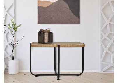 Table basse Cebu – Élégance naturelle 75x55x46,5 cm