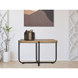Table basse Cebu – Élégance naturelle 75x55x46,5 cm
