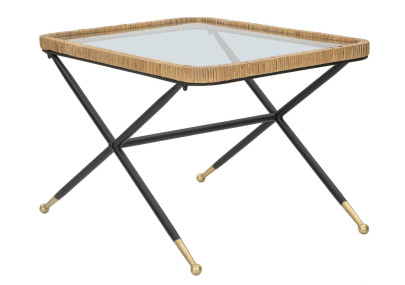 Table basse Saint Barth – Ambiance insulaire 70x50x45 cm