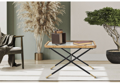 Table basse Saint Barth – Ambiance insulaire 70x50x45 cm