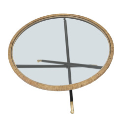 Table Saint Barth Ronde – Raffinement bohème Ø80x46,5 cm