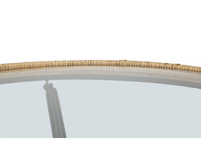 Table Saint Barth Ronde – Raffinement bohème Ø80x46,5 cm