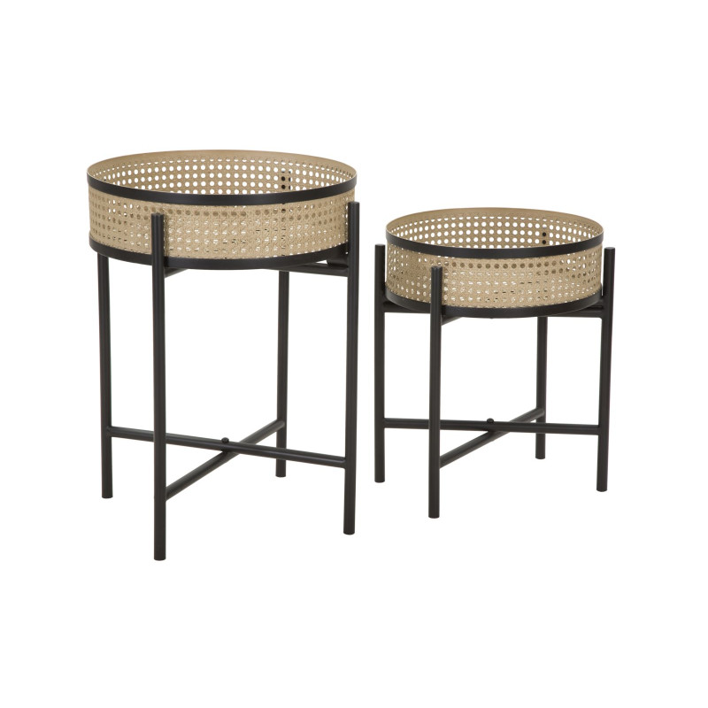 Table Fuji Duo – Zen et équilibre Ø40x50-35x40 cm